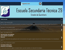 Tablet Screenshot of escuelasecundariatecnica29.blogspot.com