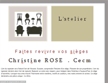 Tablet Screenshot of lateliertapissierchristinerose.blogspot.com