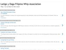 Tablet Screenshot of filipinofightingwhip.blogspot.com