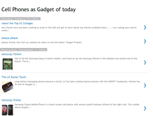 Tablet Screenshot of cellphonesasgadgets.blogspot.com
