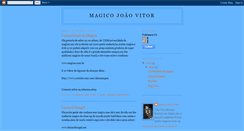 Desktop Screenshot of magicojoaovitor.blogspot.com