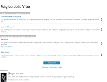 Tablet Screenshot of magicojoaovitor.blogspot.com