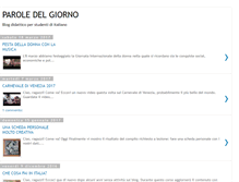 Tablet Screenshot of paroledelgiorno.blogspot.com
