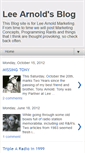Mobile Screenshot of leearnoldsblog.blogspot.com