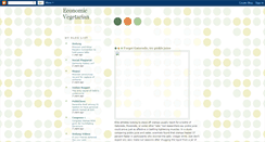 Desktop Screenshot of economic-vegetarian.blogspot.com