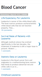 Mobile Screenshot of bloodcancer-disease.blogspot.com