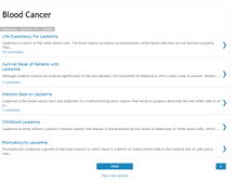 Tablet Screenshot of bloodcancer-disease.blogspot.com