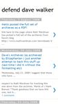 Mobile Screenshot of defenddavewalker.blogspot.com