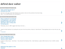 Tablet Screenshot of defenddavewalker.blogspot.com