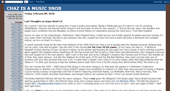 Desktop Screenshot of chazmusicsnob.blogspot.com