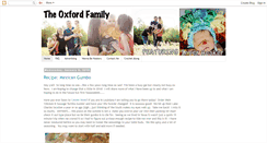 Desktop Screenshot of oxfordfam.blogspot.com