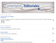 Tablet Screenshot of comentariosformula.blogspot.com