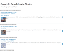 Tablet Screenshot of cenacolocasadelmielevenice.blogspot.com
