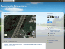 Tablet Screenshot of movimentojacarenema.blogspot.com