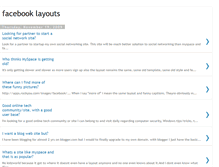 Tablet Screenshot of 99facebook-layouts.blogspot.com