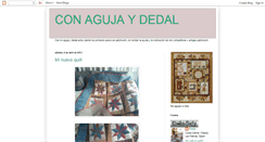 Desktop Screenshot of con-aguja-dedal.blogspot.com