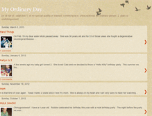 Tablet Screenshot of lisasordinaryday.blogspot.com