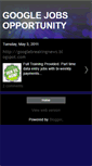 Mobile Screenshot of googlejobsopportunity.blogspot.com