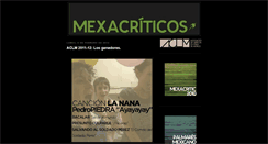 Desktop Screenshot of mexacriticos.blogspot.com