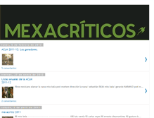 Tablet Screenshot of mexacriticos.blogspot.com