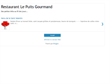 Tablet Screenshot of le-puits-gourmand.blogspot.com