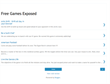 Tablet Screenshot of freegamesexposed.blogspot.com