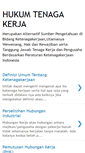 Mobile Screenshot of hukum-tenagakerja.blogspot.com