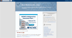 Desktop Screenshot of bestwebhostinfocom.blogspot.com