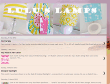 Tablet Screenshot of luluslamps.blogspot.com