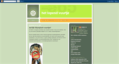 Desktop Screenshot of lopend-vuurtje.blogspot.com