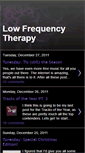 Mobile Screenshot of lowfrequencytherapy.blogspot.com