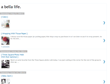 Tablet Screenshot of abellalife.blogspot.com