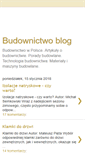 Mobile Screenshot of budownictwoblog.blogspot.com
