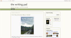 Desktop Screenshot of jottingsfromthewritingpad.blogspot.com