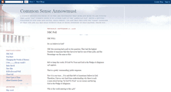 Desktop Screenshot of commonsenseannowmust.blogspot.com