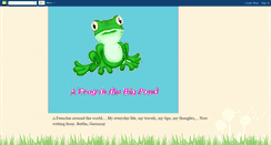 Desktop Screenshot of frog-big-pond.blogspot.com