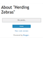 Mobile Screenshot of aboutherdingzebras.blogspot.com