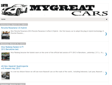 Tablet Screenshot of mygreatcar.blogspot.com