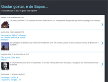 Tablet Screenshot of gostargostaredesapos.blogspot.com