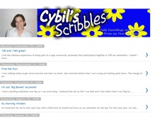 Tablet Screenshot of cybilsscribbles.blogspot.com