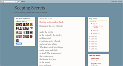 Desktop Screenshot of keepingsecrets-karen.blogspot.com