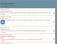 Tablet Screenshot of keepingsecrets-karen.blogspot.com