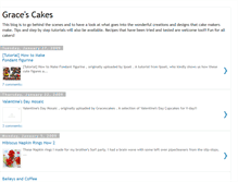 Tablet Screenshot of gracescakes.blogspot.com