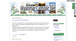 Desktop Screenshot of myanmarcatholicnet.blogspot.com