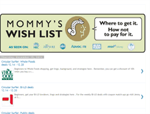 Tablet Screenshot of mommyswishlistcs.blogspot.com