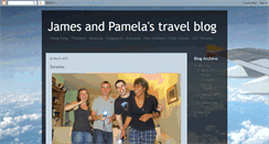 Desktop Screenshot of jamesandpamela.blogspot.com