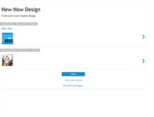 Tablet Screenshot of newnowdesign.blogspot.com