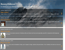 Tablet Screenshot of bunnyhideout.blogspot.com