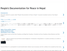 Tablet Screenshot of nepalpeace.blogspot.com