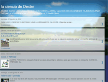 Tablet Screenshot of dextermania74.blogspot.com